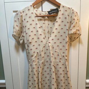 Realisation Par Luella Silk Dress in Petite Fleur Print *Size Small*